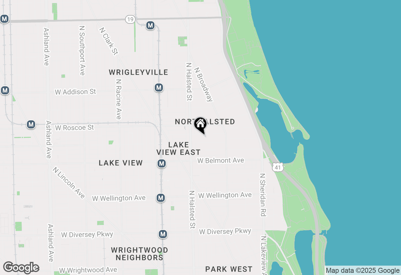 Map of 731 W Buckingham Place #12, Chicago, IL 60657