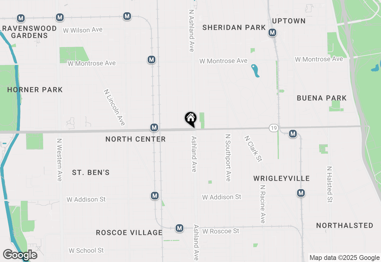 Map of 1615 W Irving Park Road #2N, Chicago, IL 60613