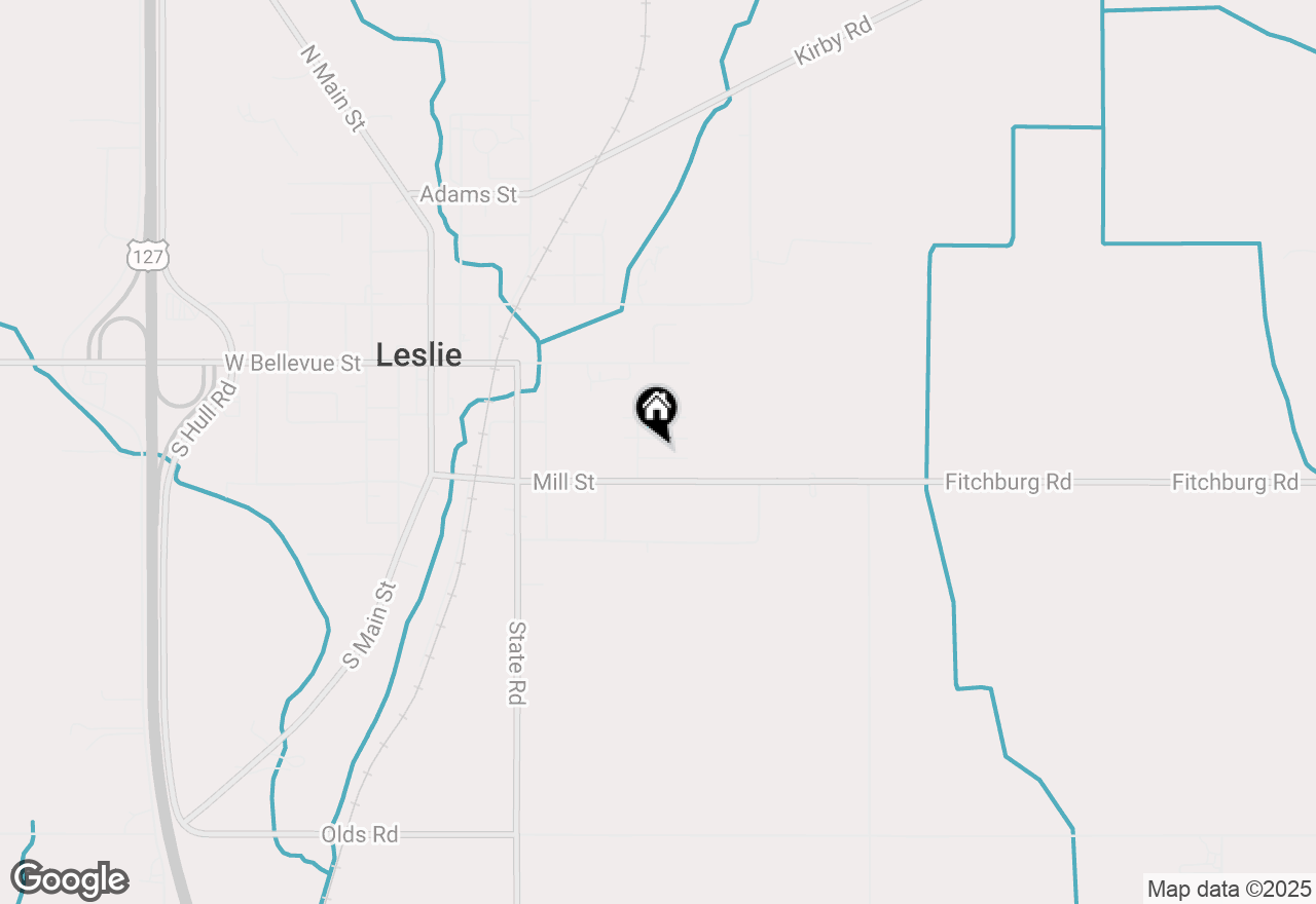 Map of 714 Mill Street #18, Leslie, MI 49251