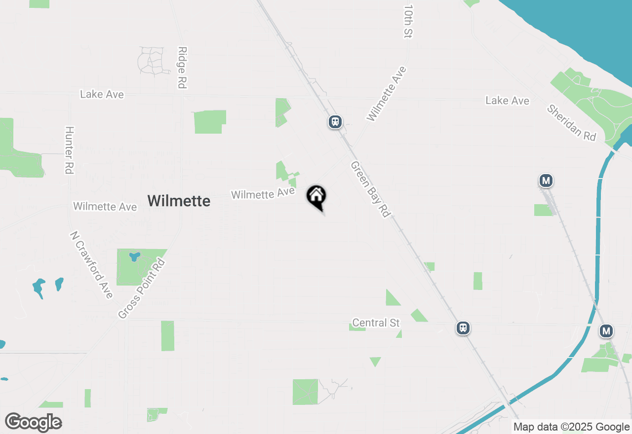 Map of 1303 Maple Avenue, Wilmette, IL 60091