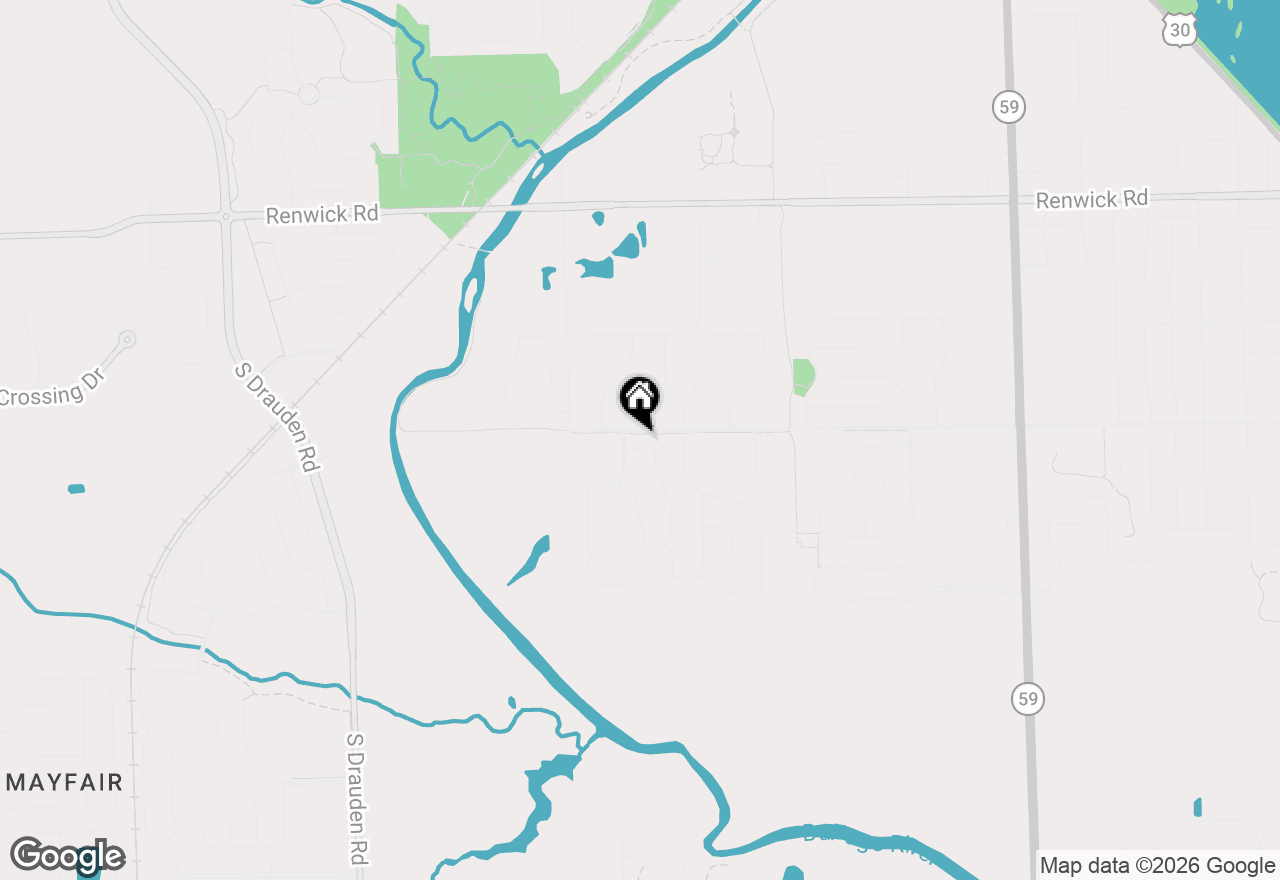 Map of 16305 Riverwood Drive, Plainfield, IL 60586