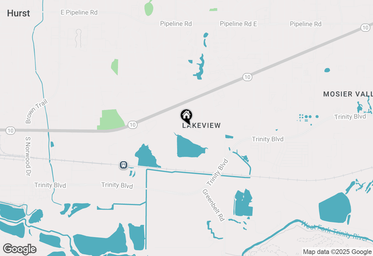 Map of 10316 Lake Terrace, Fort Worth, TX 76053