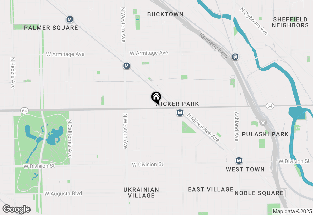 Map of 2150 W North Avenue #4, Chicago, IL 60647
