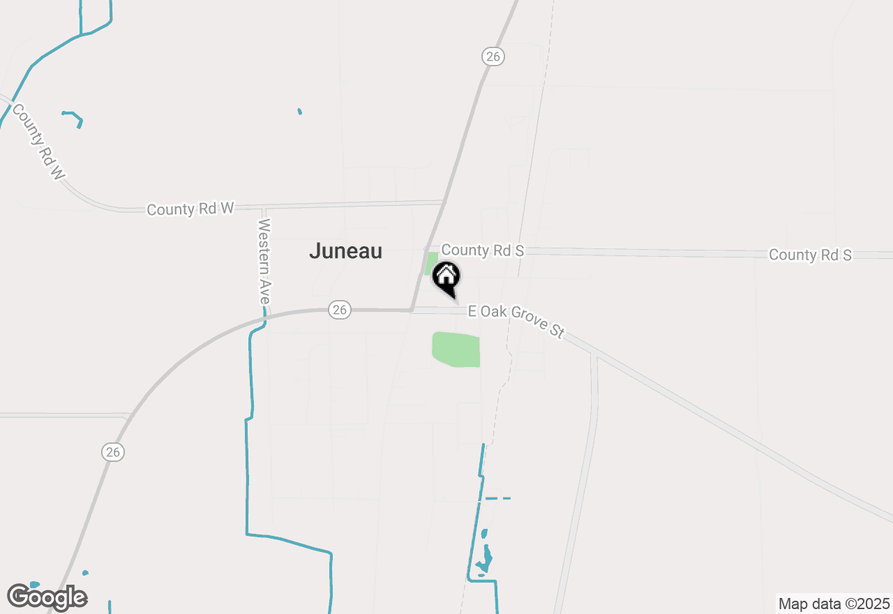 Map of 175 E Oak Grove Street, Juneau, WI 53036