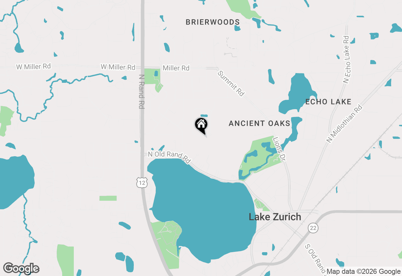 Map of 152 Lorraine Drive, Lake Zurich, IL 60047