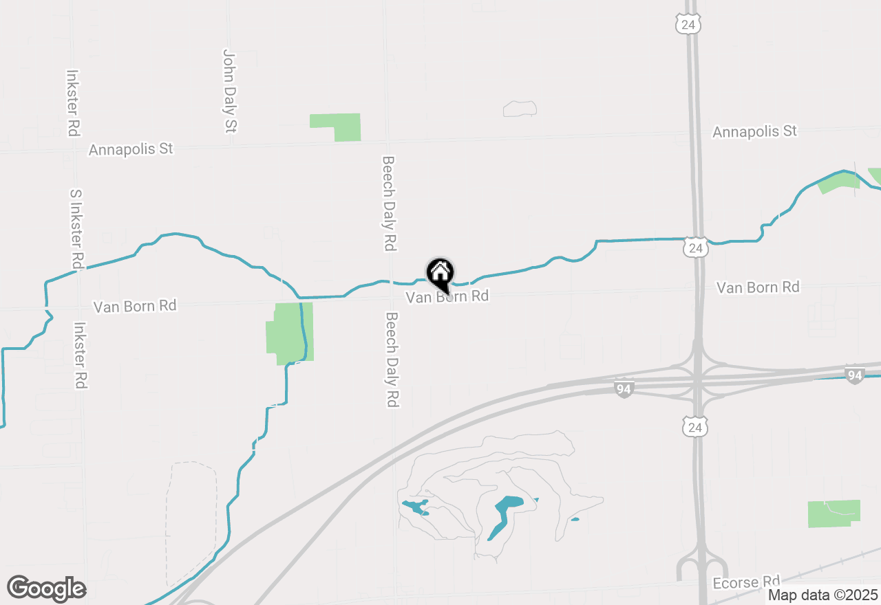 Map of 25551 Van Born Road, Taylor, MI 48180