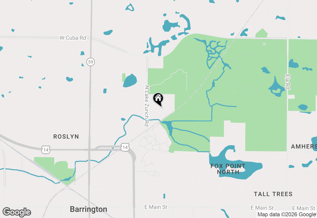 Map of 662 Bent Ridge Lane, Barrington, IL 60010