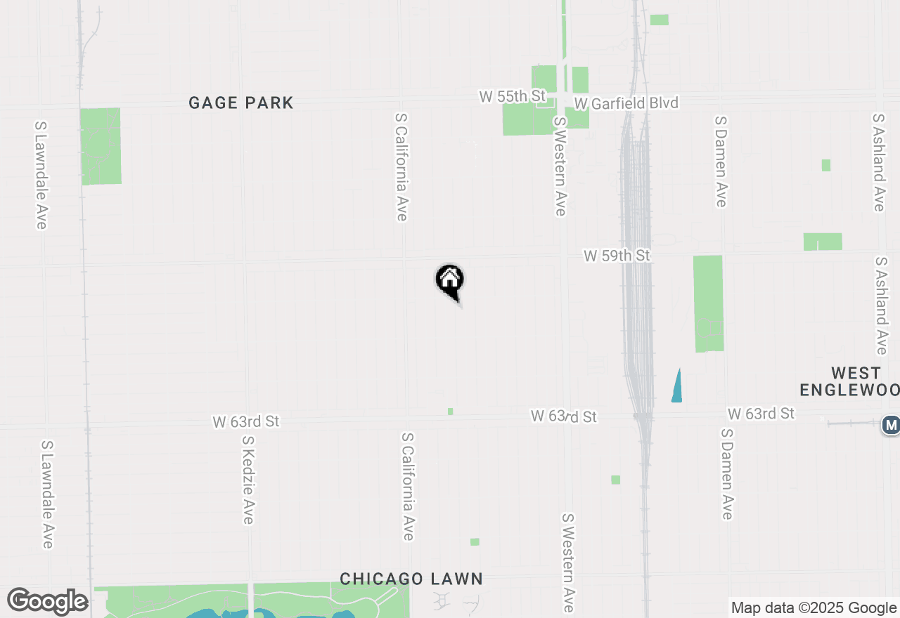 Map of 6017 S Washtenaw Avenue, Chicago, IL 60629