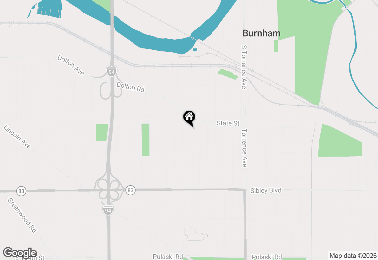 Map of 283 Luella Avenue, Calumet City, IL 60409