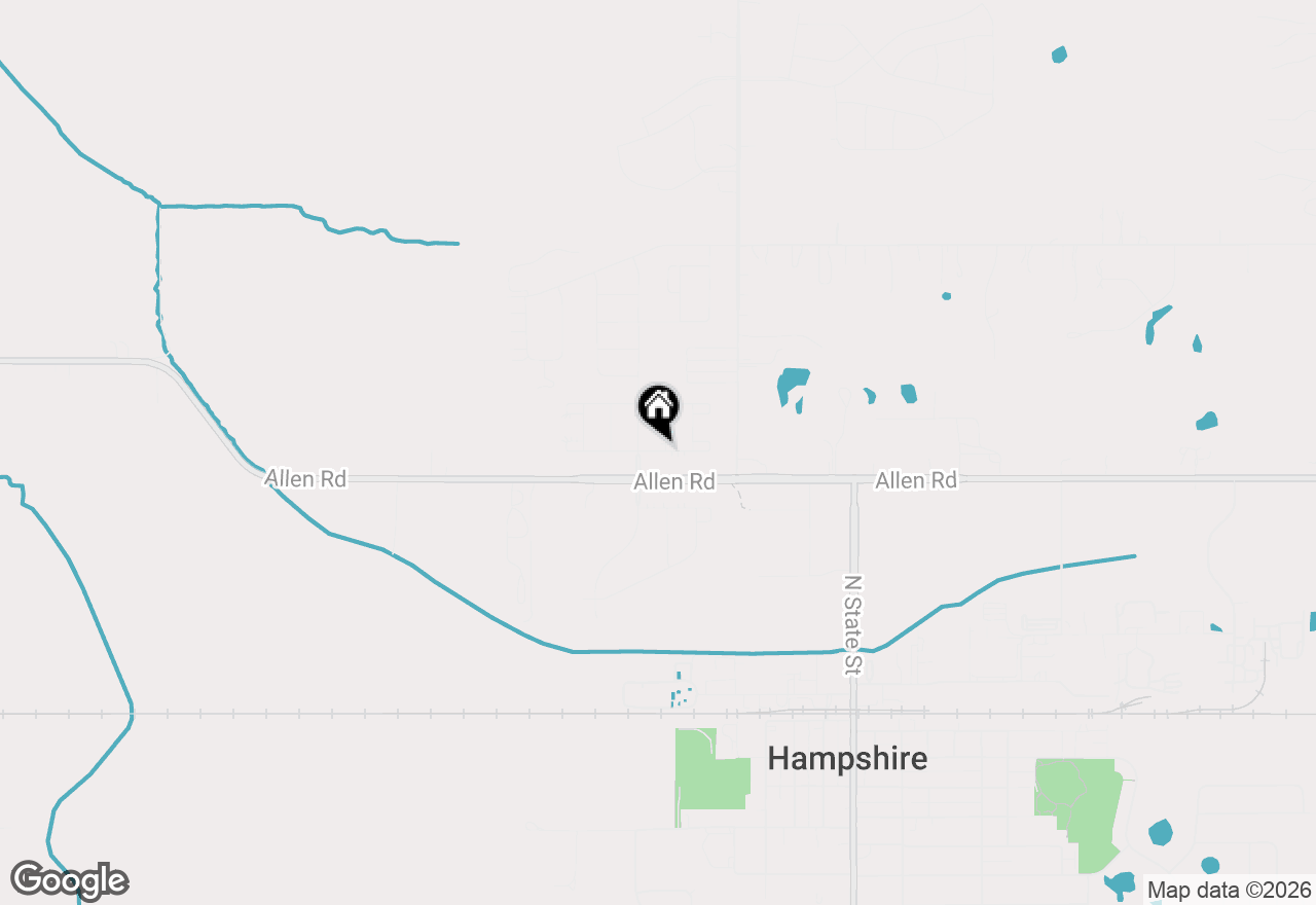 Map of 470 E Meadowdale Circle, Hampshire, IL 60140