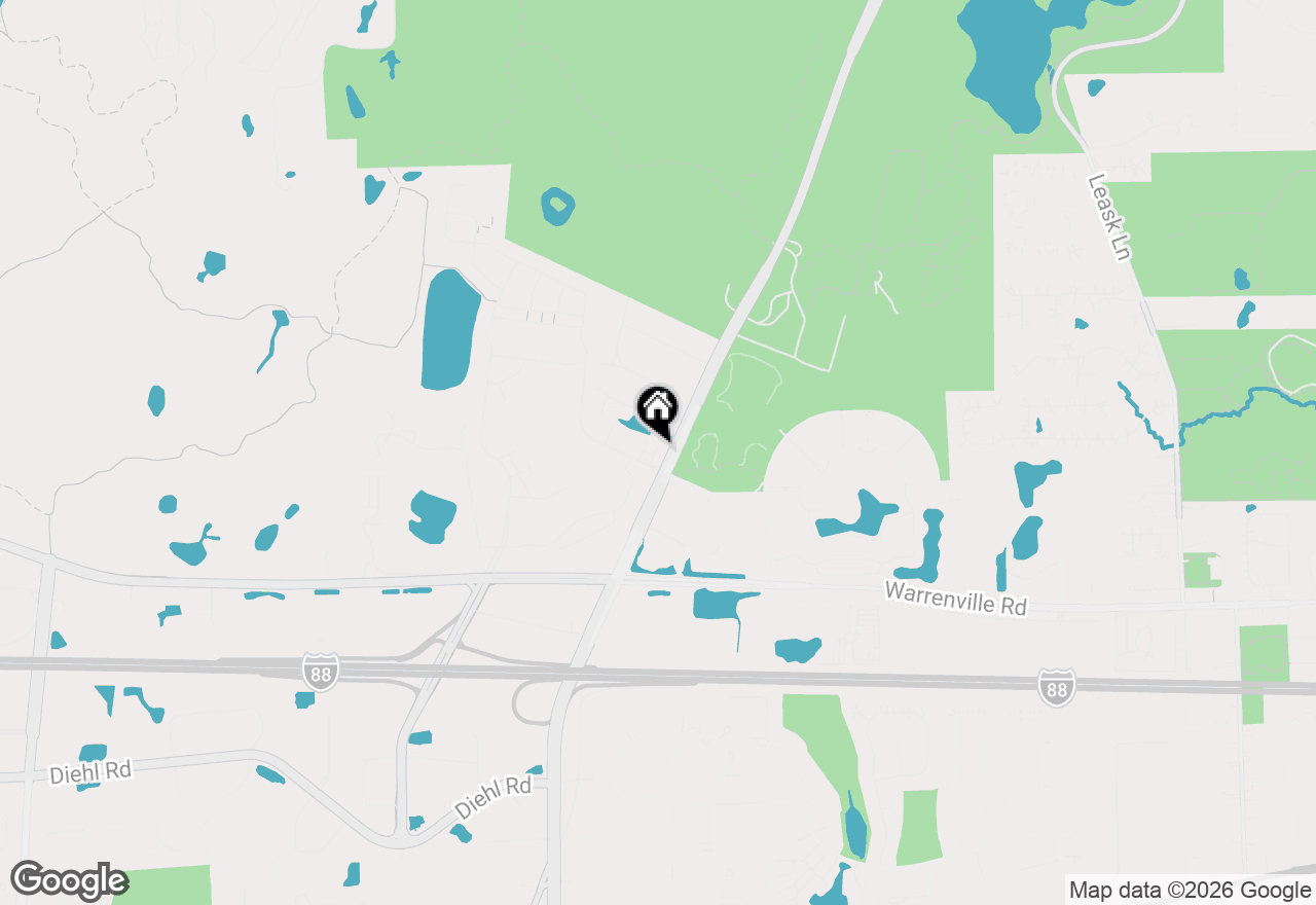 Map of 2110 Weatherbee Lane, Naperville, IL 60563