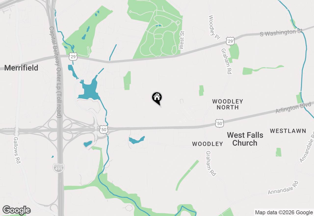 Map of 3002 Strathmeade Street, Falls Church, VA 22042