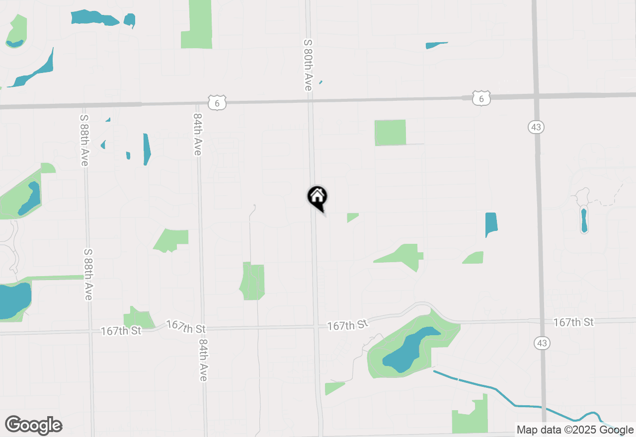 Map of 7968 163rd Place #7968, Tinley Park, IL 60477