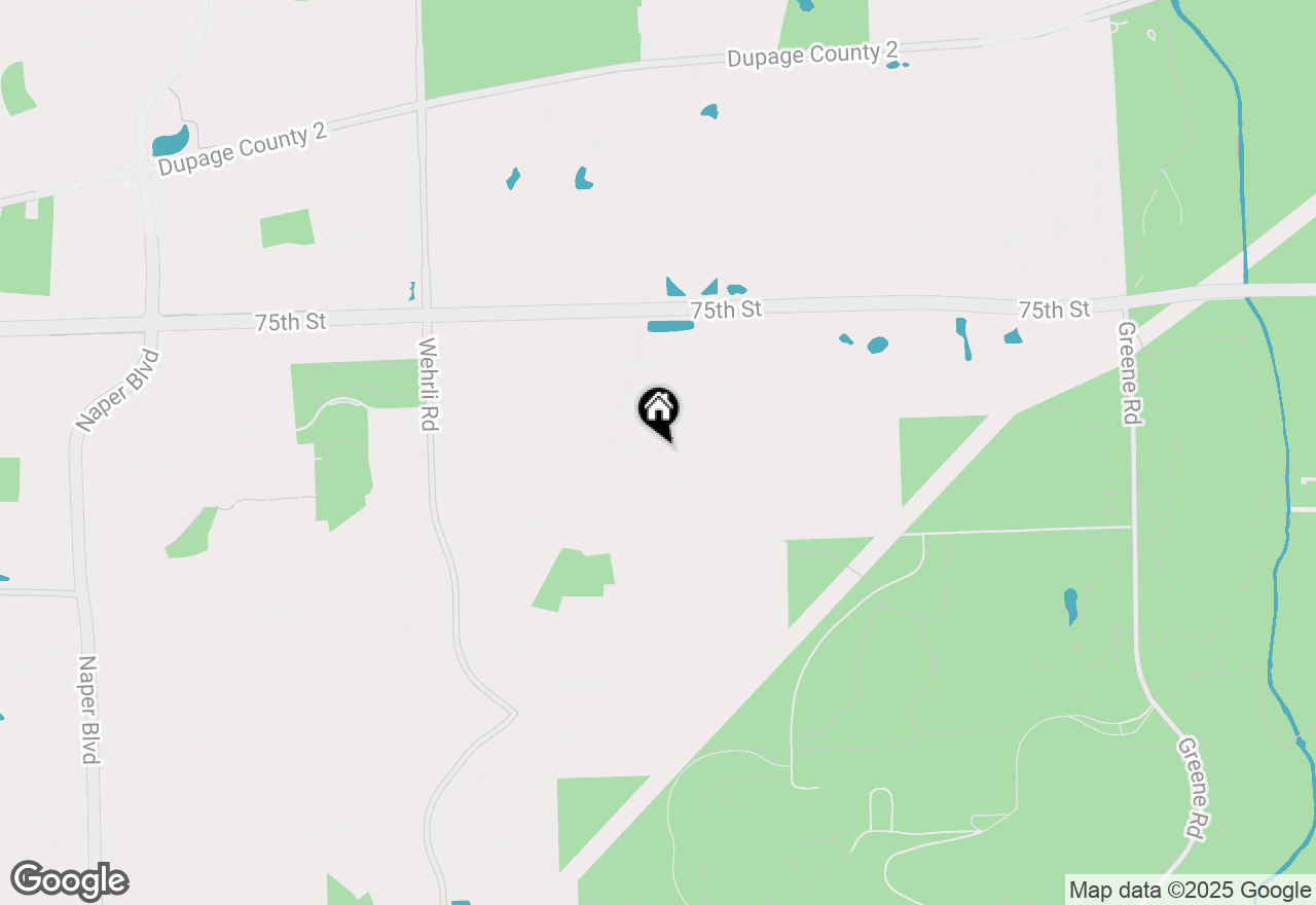 Map of 1841 Appaloosa Drive, Naperville, IL 60565