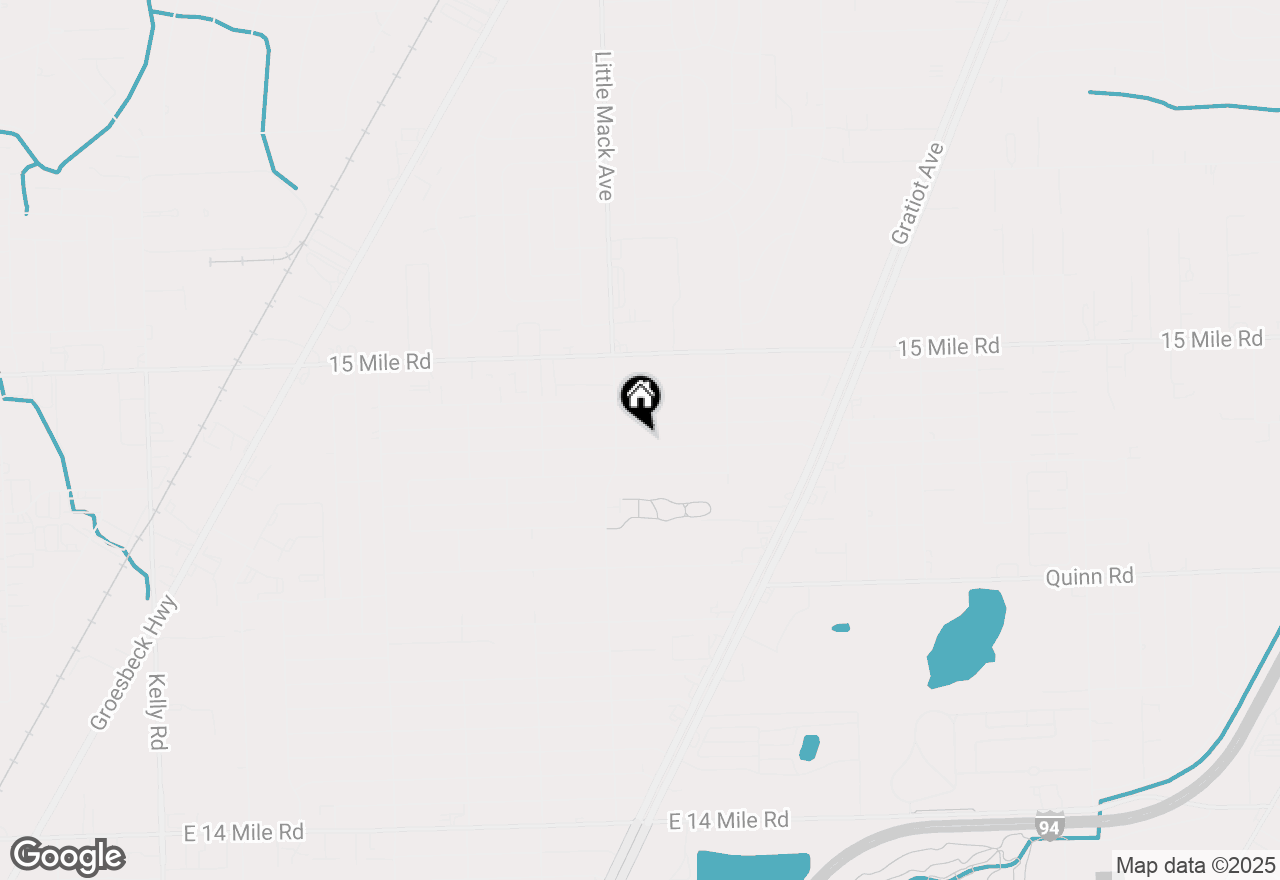 Map of 20759 Woodward Street, Clinton Township, MI 48035