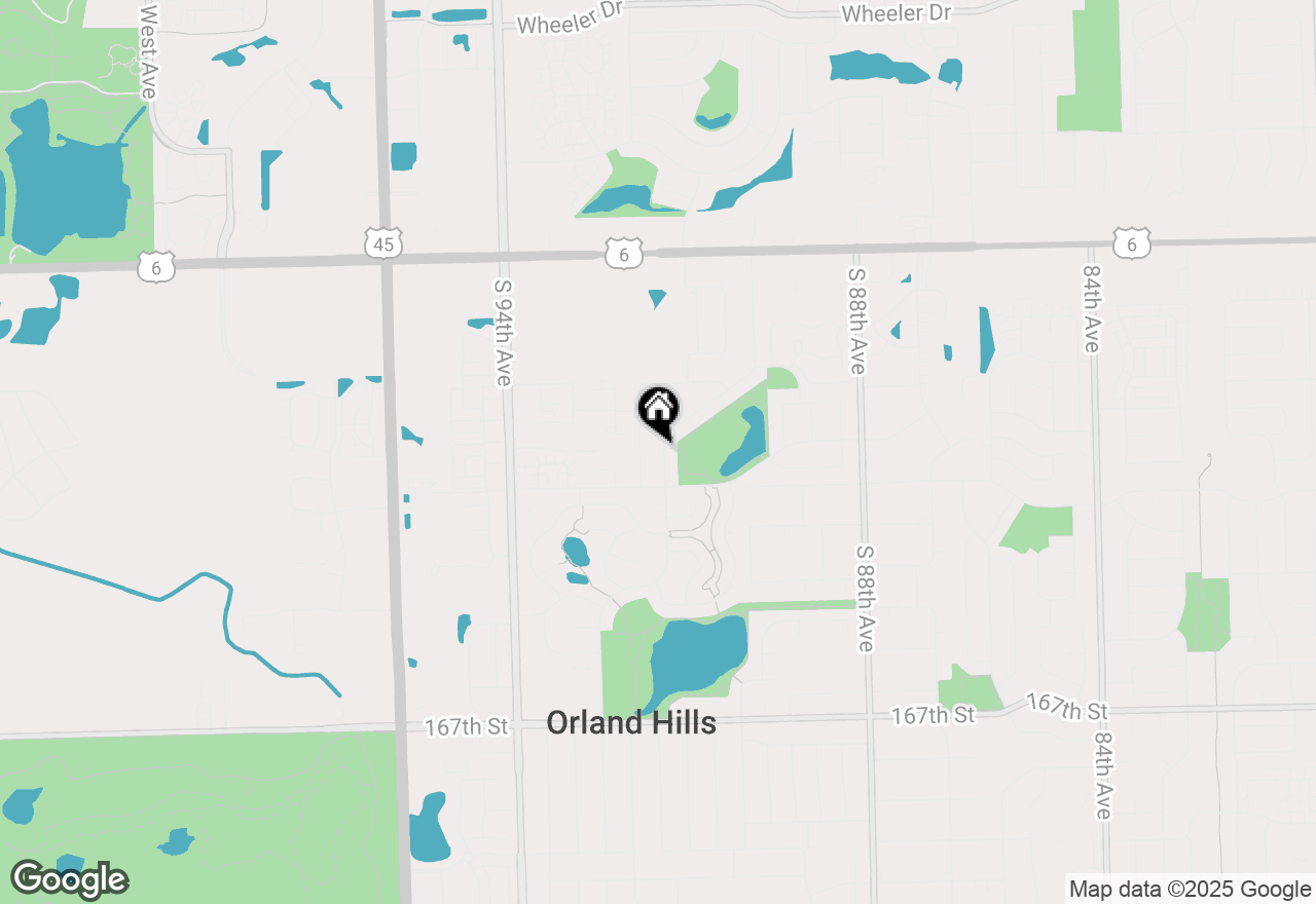 Map of 16248 Haven Avenue, Orland Hills, IL 60487