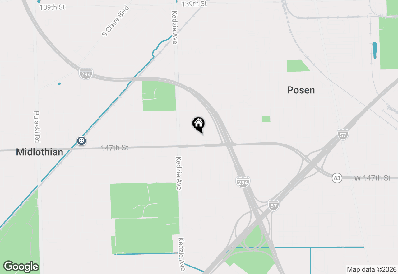 Map of 14619 S Albany Avenue, Posen, IL 60469