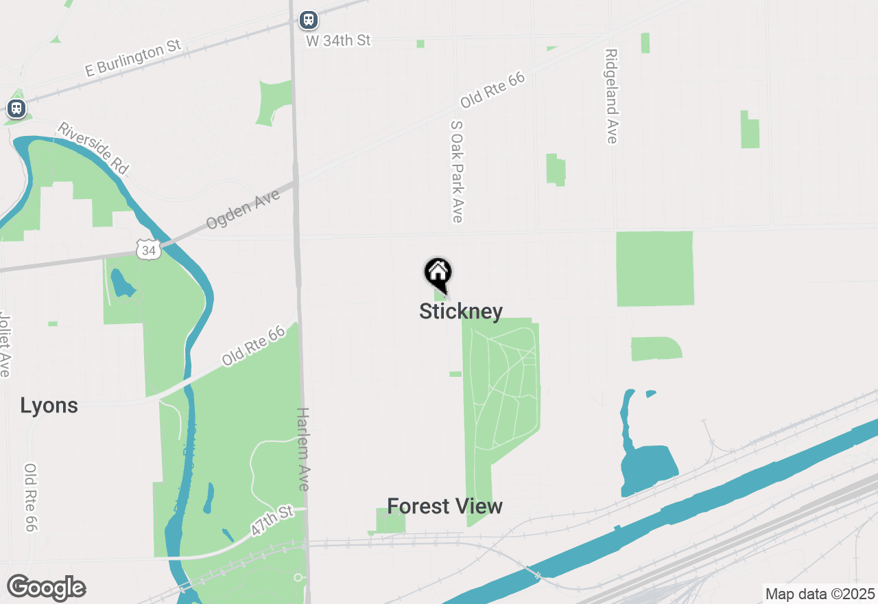 Map of 4035 Grove Avenue, Stickney, IL 60402