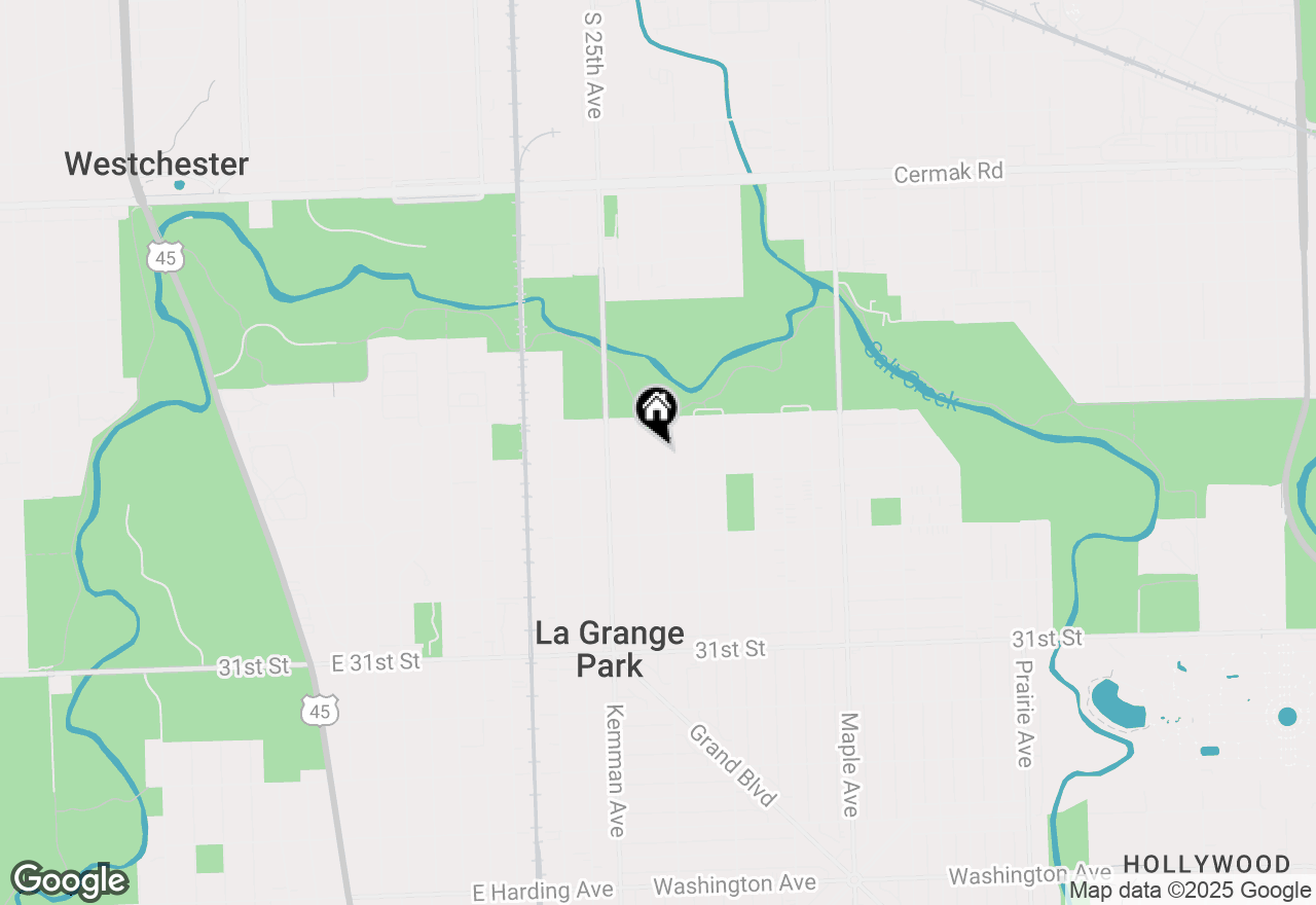 Map of 1518 Cleveland Avenue, La Grange Park, IL 60526