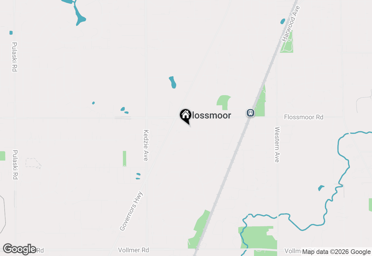 Map of 2931 Sunset Avenue, Flossmoor, IL 60422