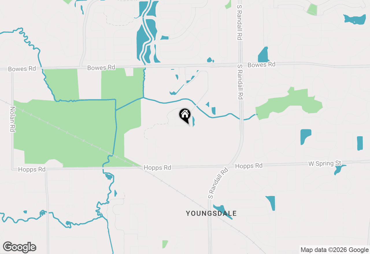 Map of 2429 Emily Lane, Elgin, IL 60124