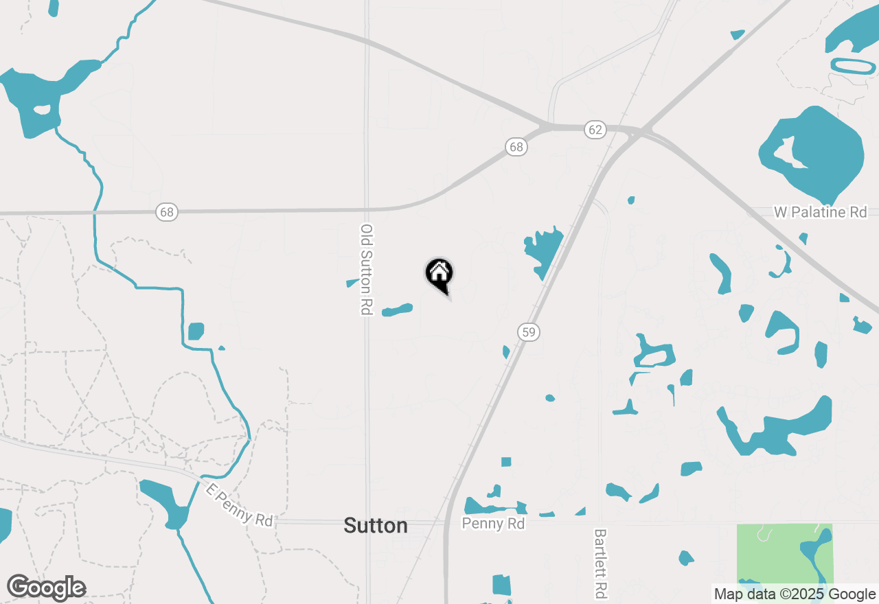 Map of 20 Creekside Lane, Barrington Hills, IL 60010