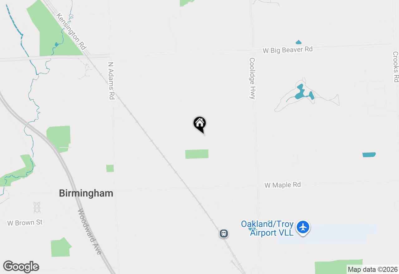 Map of 2191 Manchester Road, Birmingham, MI 48009