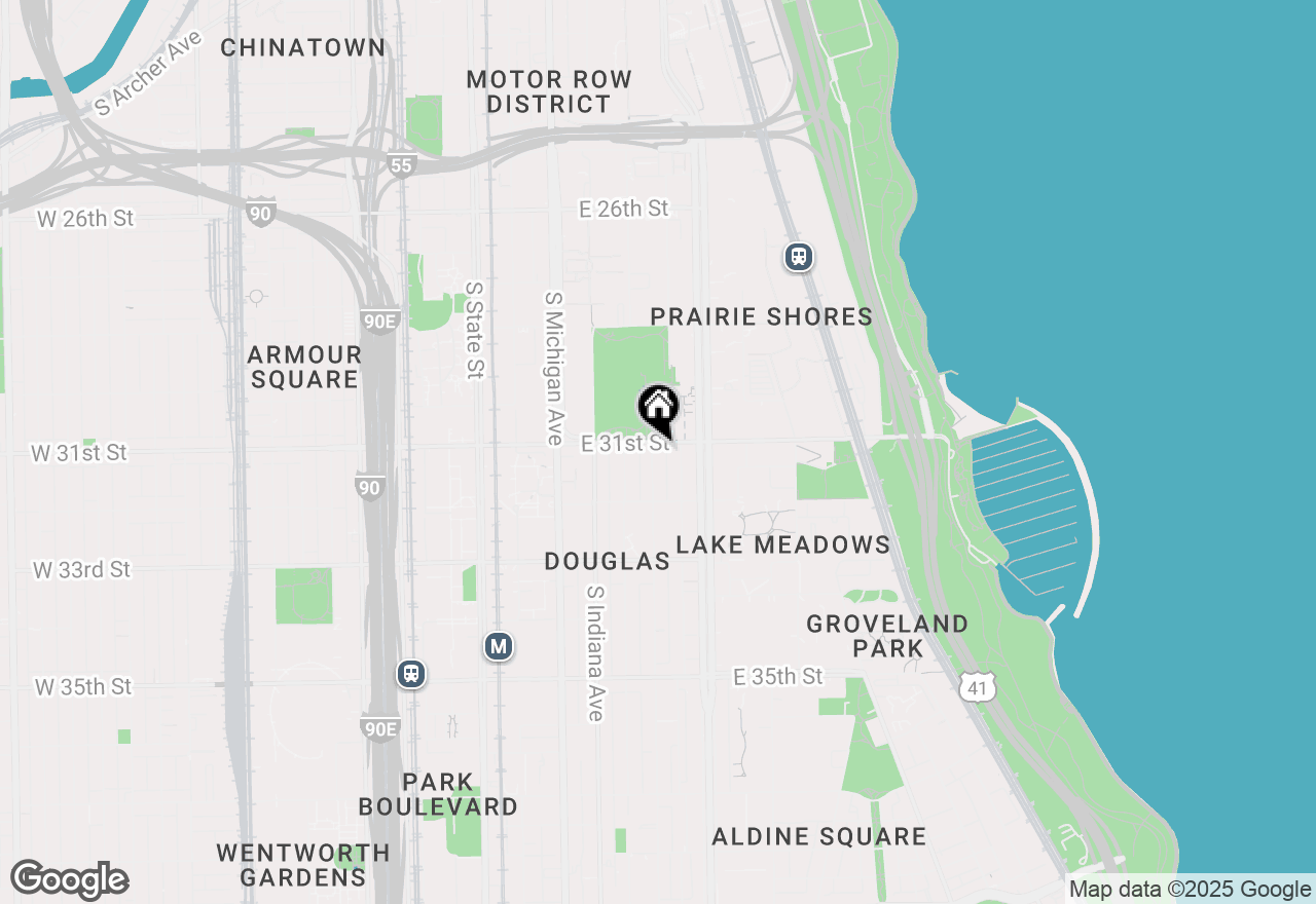 Map of 3107 S Giles Avenue #4, Chicago, IL 60616