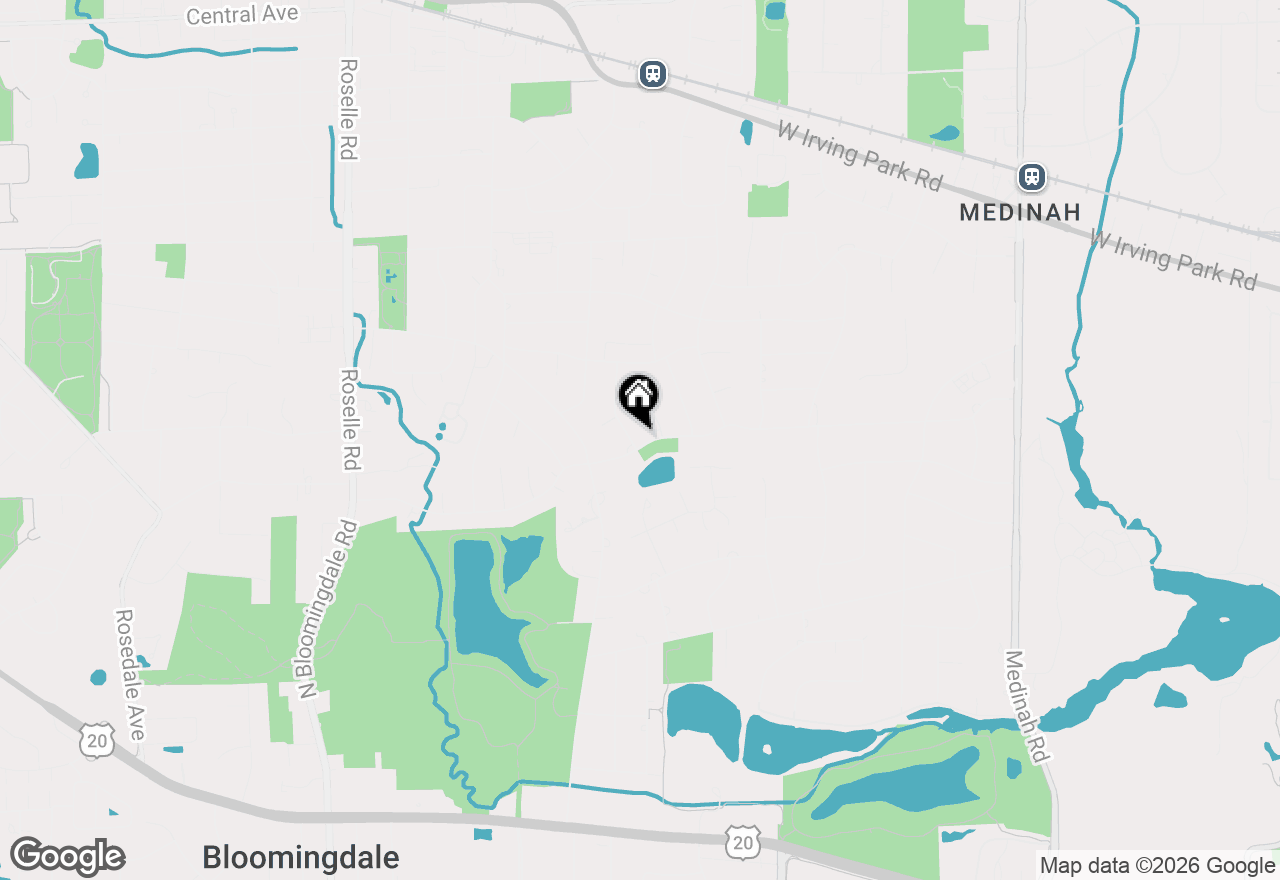 Map of 534 E Foster Avenue, Roselle, IL 60172