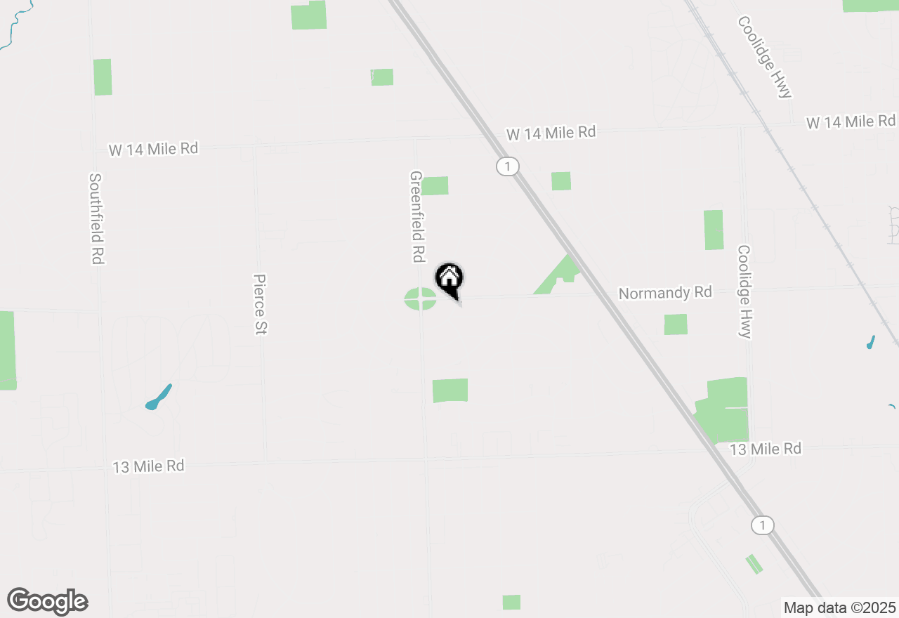 Map of 4214 S Verona Circle, Royal Oak, MI 48073