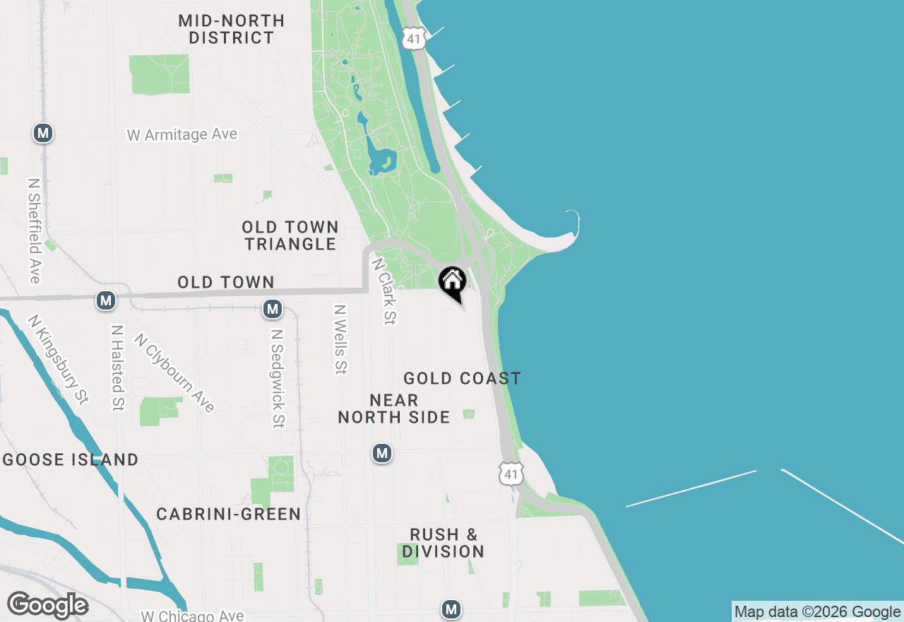 Map of 1524 N Astor Street, Chicago, IL 60610