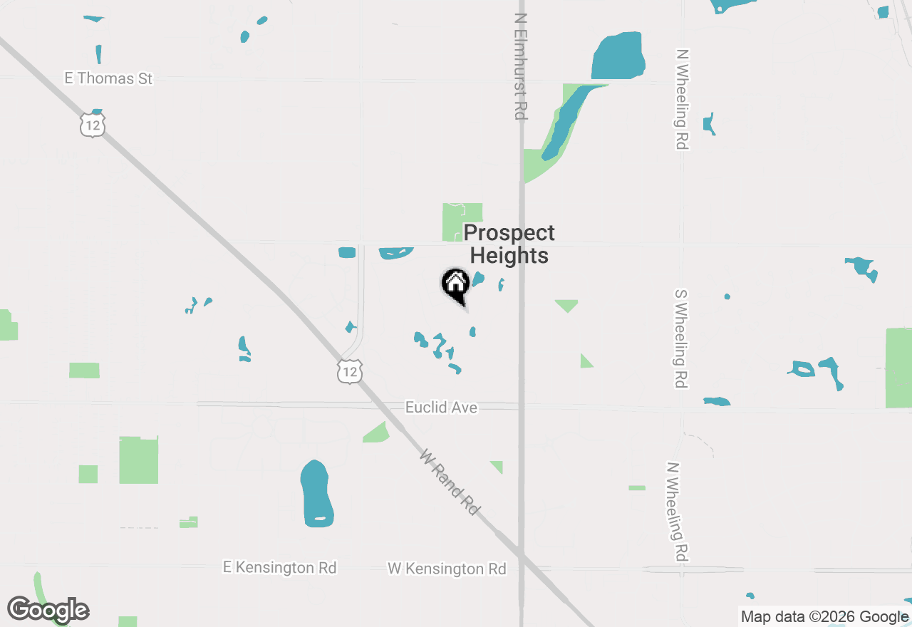 Map of 1400 N Yarmouth Place #304, Mount Prospect, IL 60056