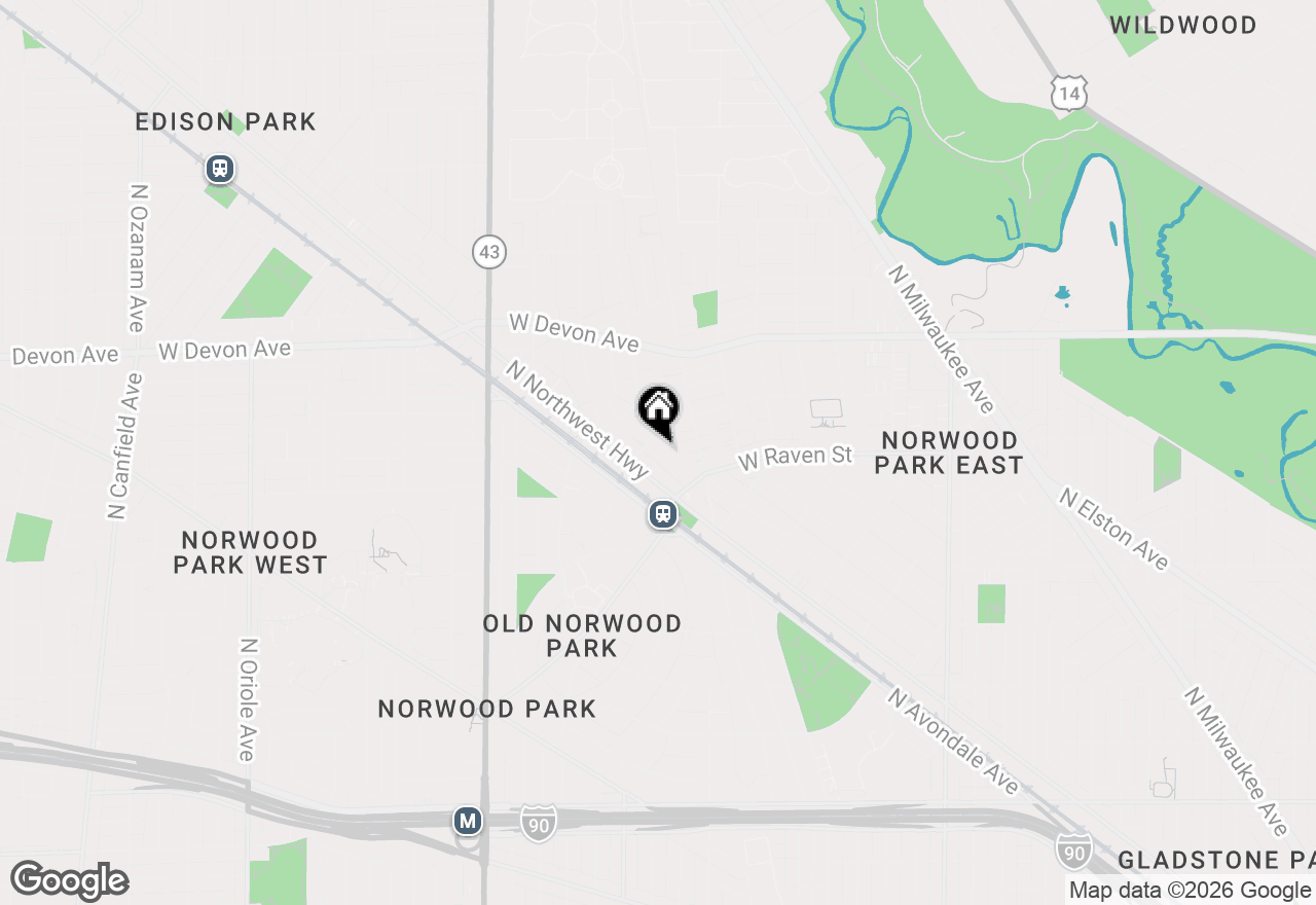 Map of 6221 N Niagara Avenue #305, Chicago, IL 60631