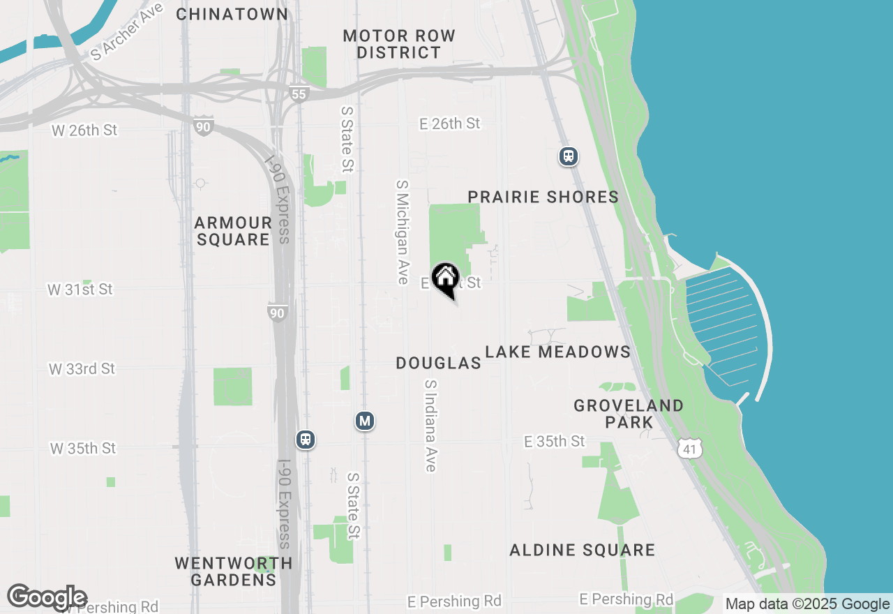 Map of 3136 S Prairie Avenue #1, Chicago, IL 60616