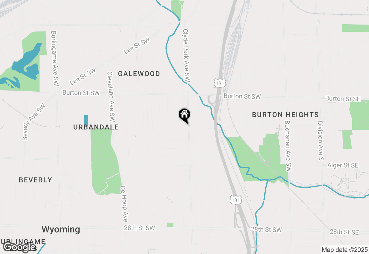 Map of 2140 Banner Drive Sw, Wyoming, MI 49509