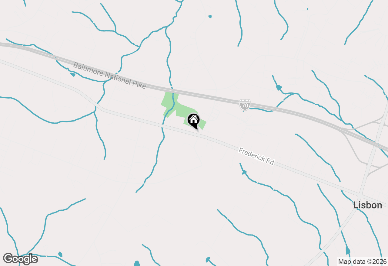 Map of 16700 Frederick Road, Mount Airy, MD 21771