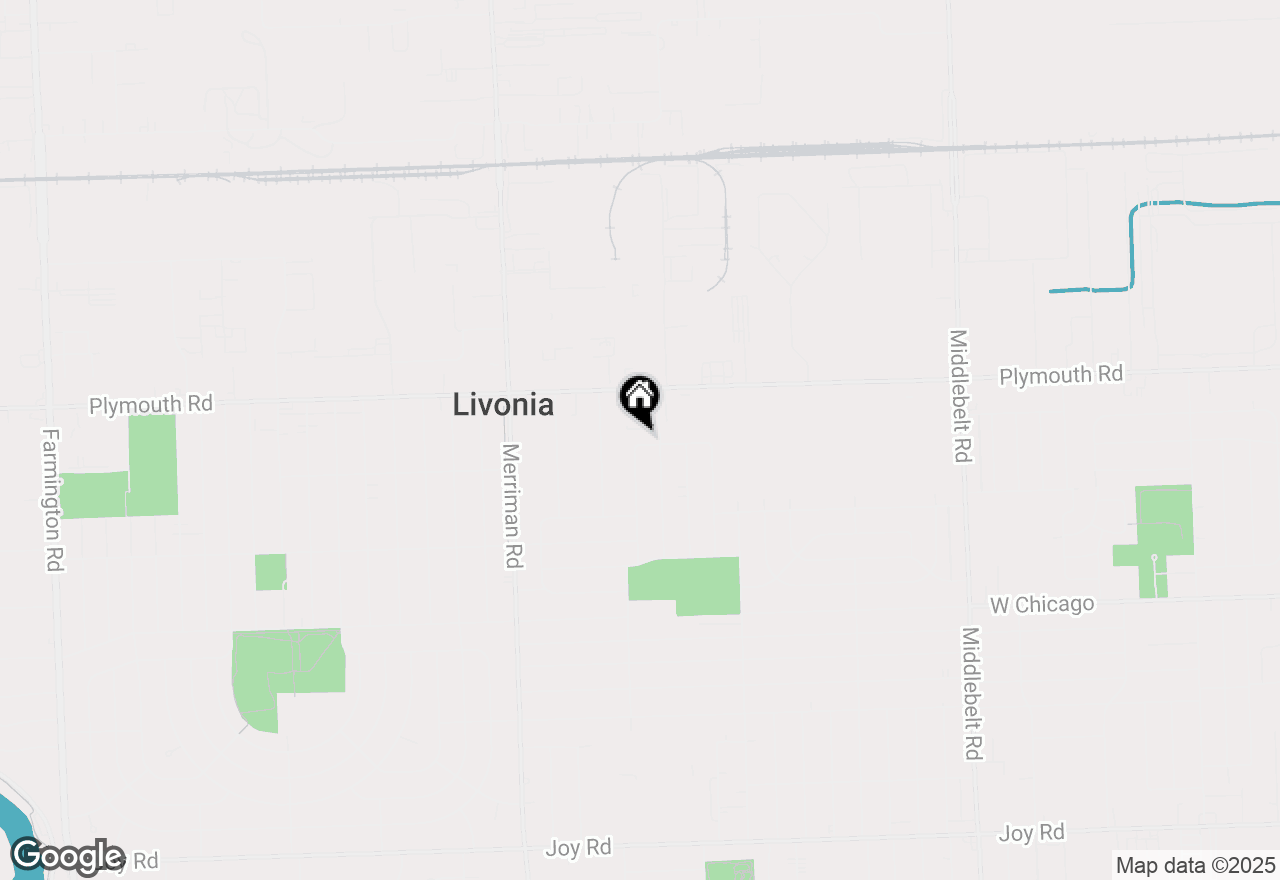 Map of 30672 Elmira Street, Livonia, MI 48150