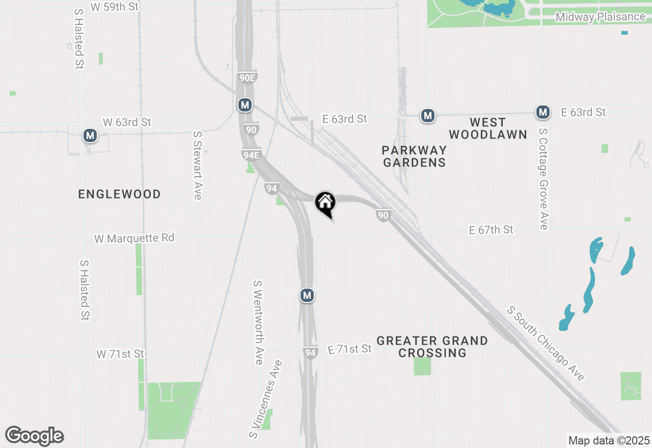 Map of 6650 S Wabash Avenue, Chicago, IL 60637