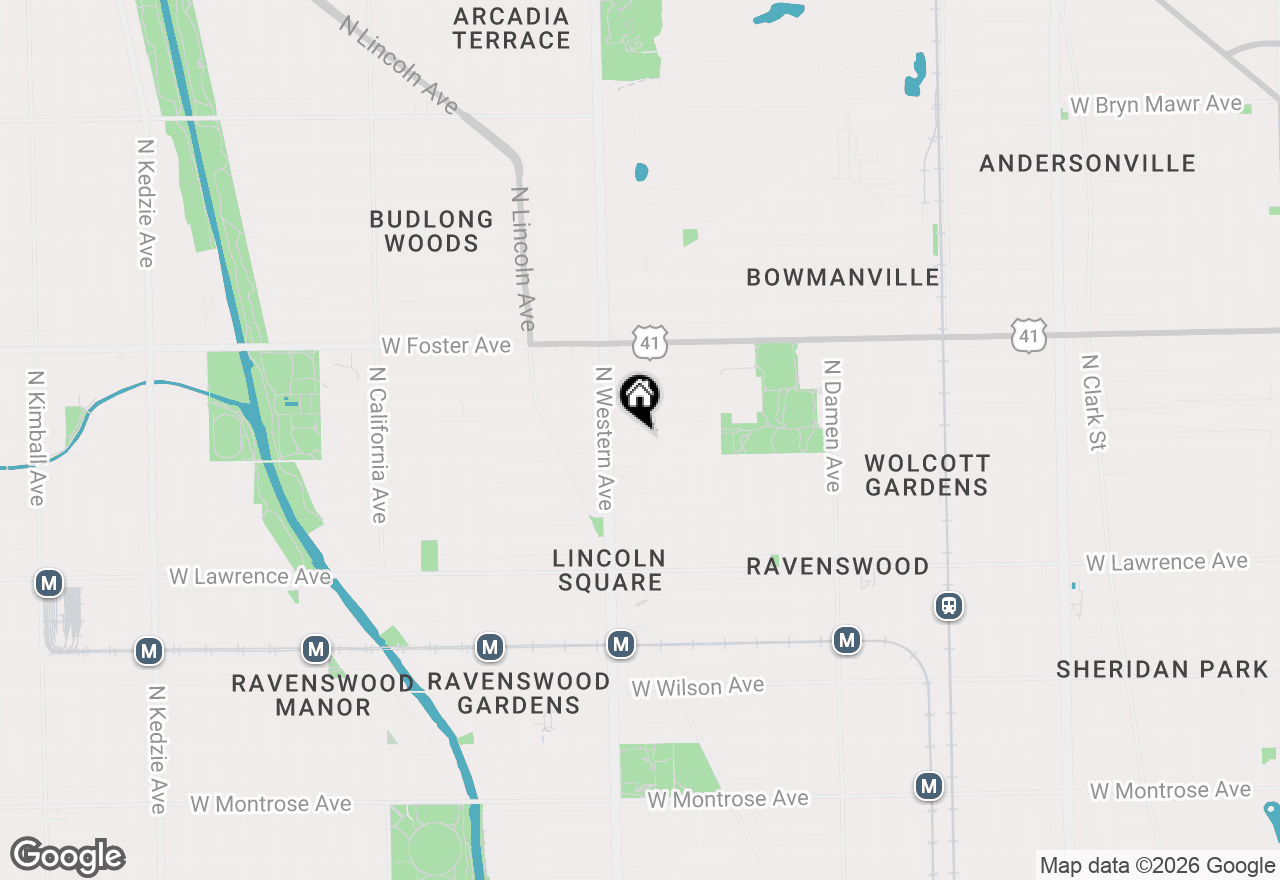 Map of 2323 W Winnemac Avenue, Chicago, IL 60625