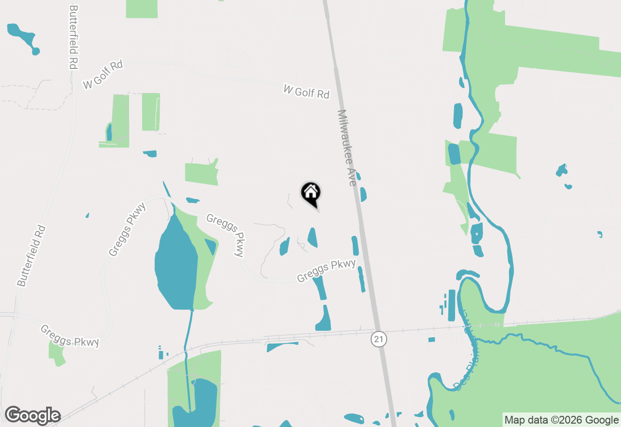 Map of 1974 Crenshaw Circle #1974, Vernon Hills, IL 60061