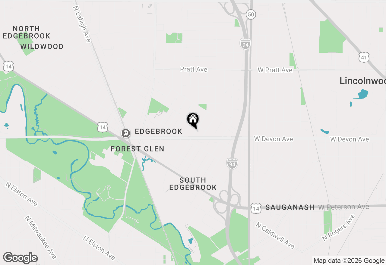 Map of 6418 N Le Mai Avenue, Chicago, IL 60646