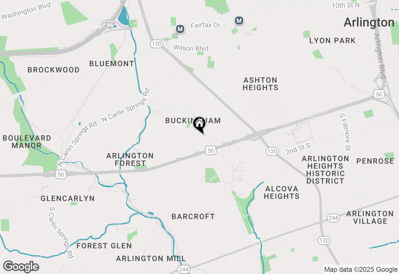 Map of 4370 Pershing Drive N #2, Arlington, VA 22203