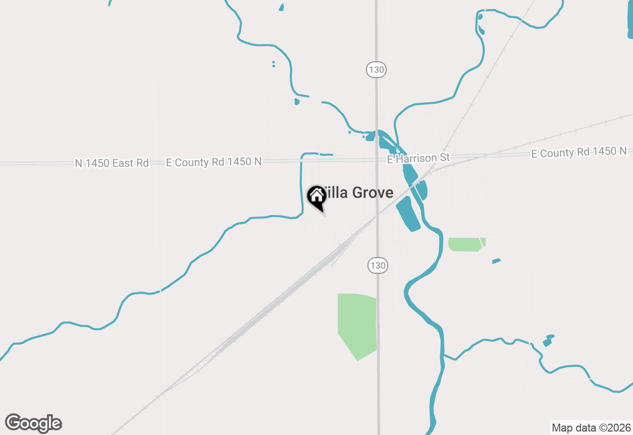 Map of 12 S Walnut Street, Villa Grove, IL 61956