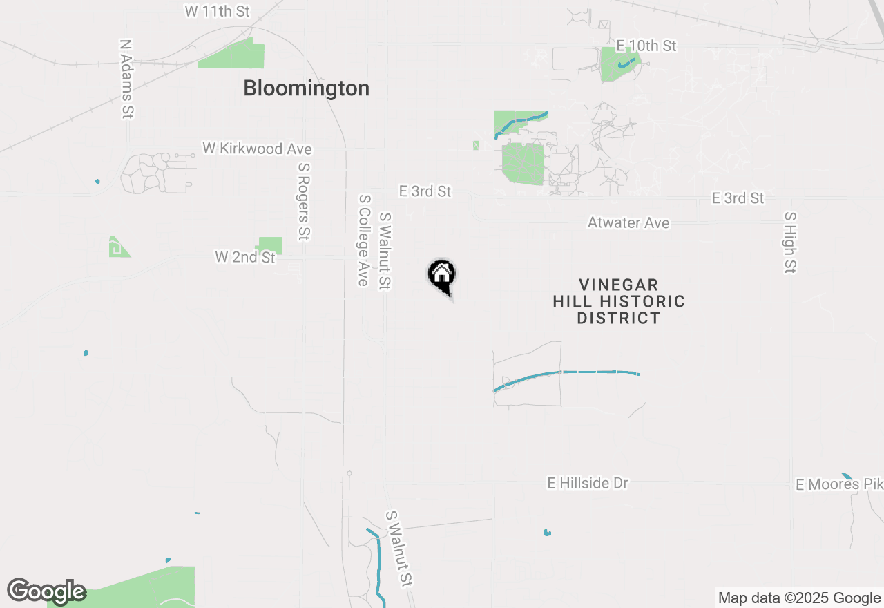 Map of 322 E 1st Street, Bloomington, IN 47401