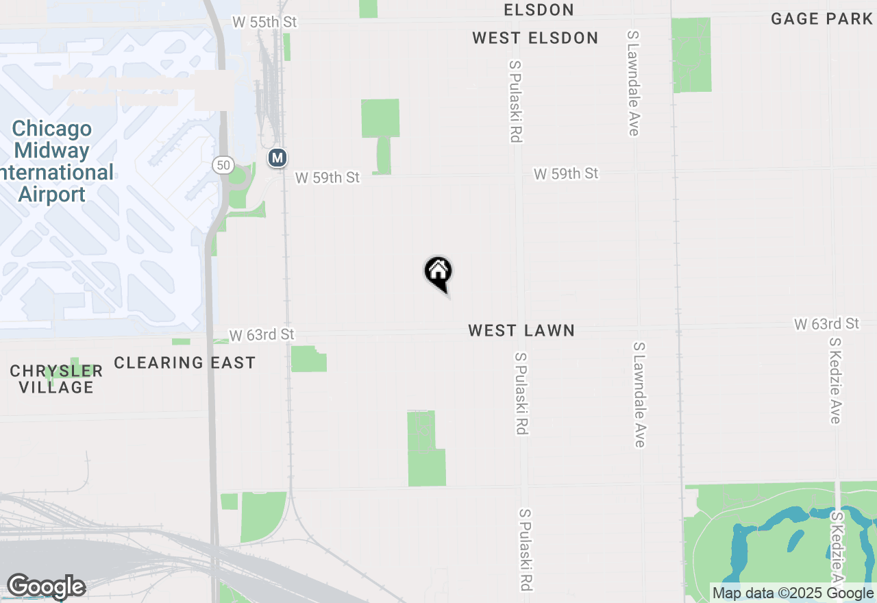 Map of 6210 S Keeler Avenue, Chicago, IL 60629