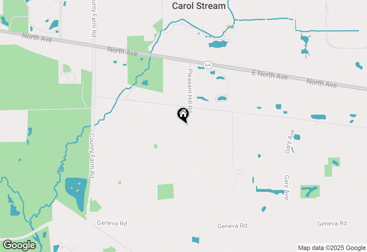 Map of 26W237 Pinehurst Drive, Winfield, IL 60190