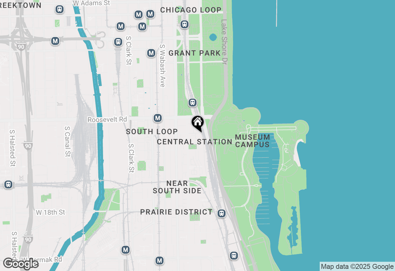 Map of 233 E 13th Street #2103, Chicago, IL 60605