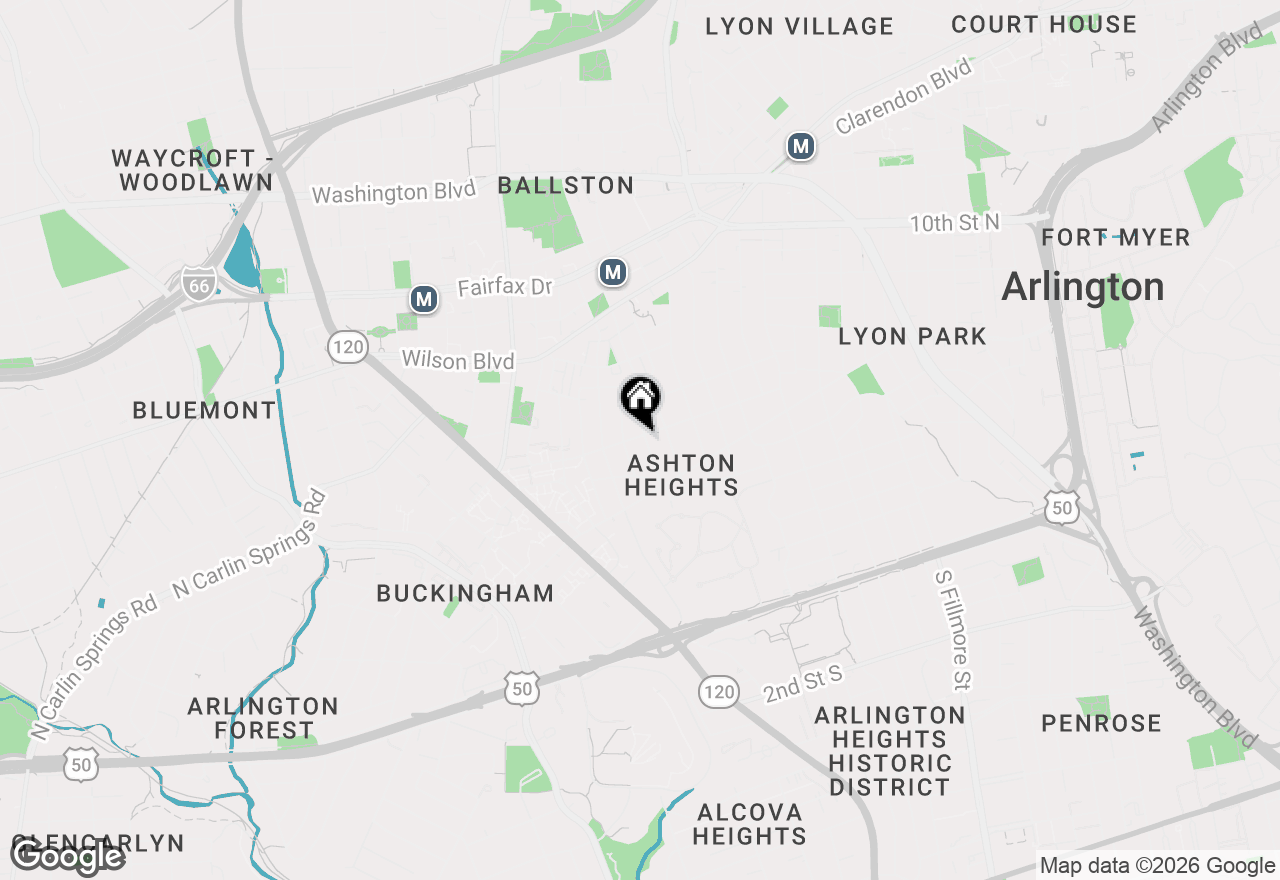 Map of 440 N Nelson Street, Arlington, VA 22203