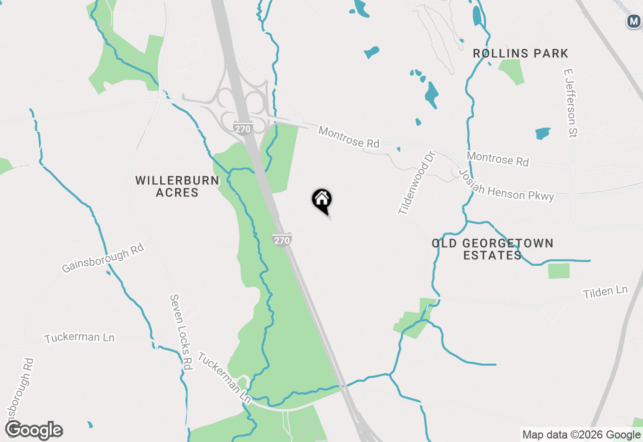 Map of 11803 Old Gate Place, North Bethesda, MD 20852