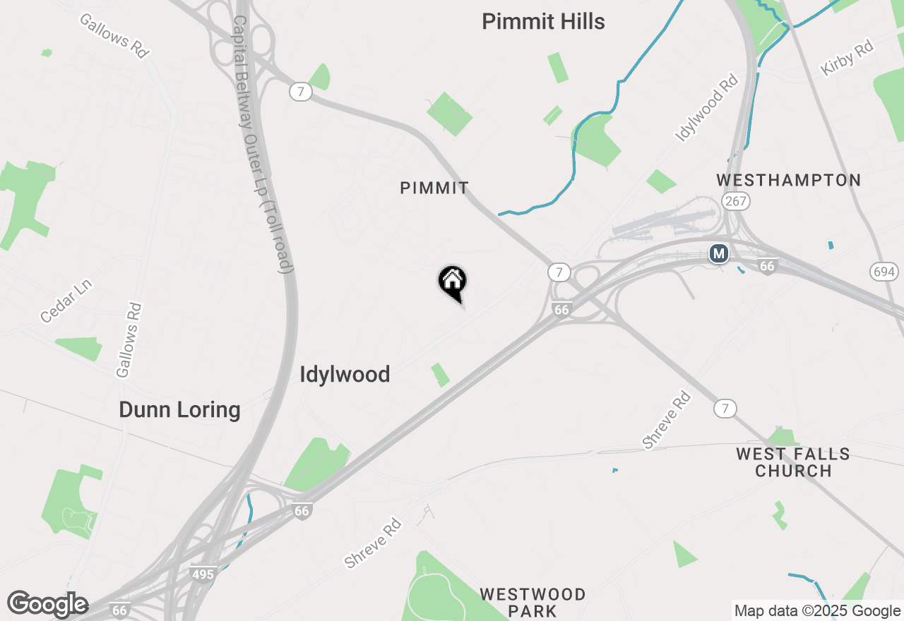 Map of 2311 Pimmit Drive #501, Falls Church, VA 22043